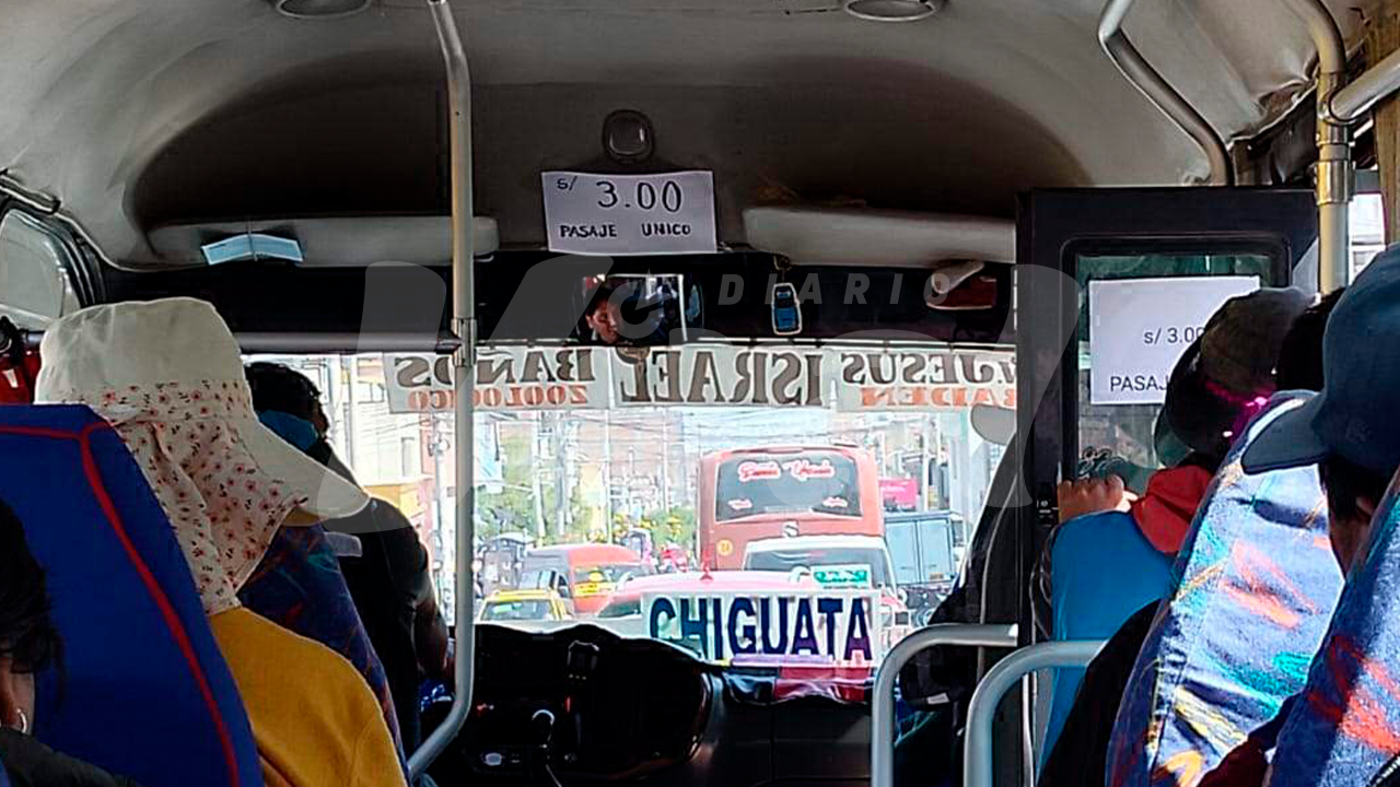 Chiguata: vecinos afectados por alza injustificada de pasajes y mal servicio